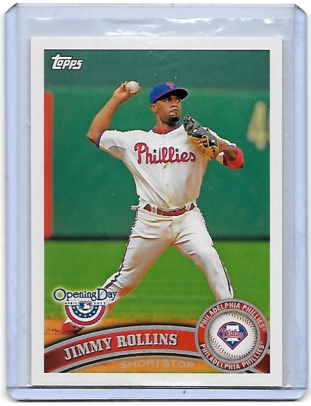 2011 Topps Opening Day Jimmy Rollins  Card #94 - Philadelphia Phillies